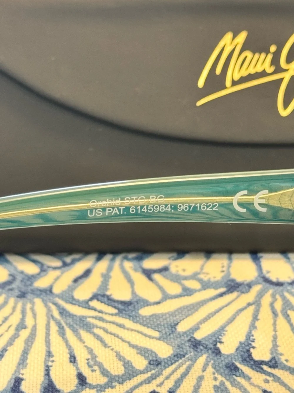 Maui Jim Women’s Orchid Polarized Sunglasses in Tortoise with Peacock - Picture 7 of 7